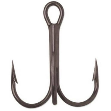 50 PACK VMC 9651BN #1/0 X-SHORT-ROUND-1X STRONG TREBLE HOOK-BLACK NICK/SIZE1/0 50 PACK VMC 9651BN #1/0 X-SHORT-ROUND-1X STRONG TREBLE HOOK-BLACK NICK/SIZE1/0